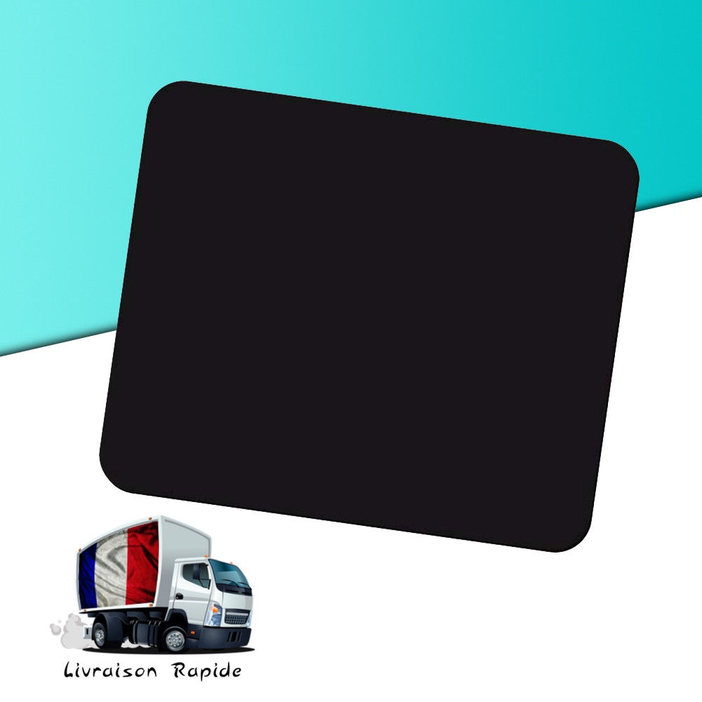 Tapis De Souris Standard Fellowes Polyester Noir 26 Cm 06 Cm Depaisseur