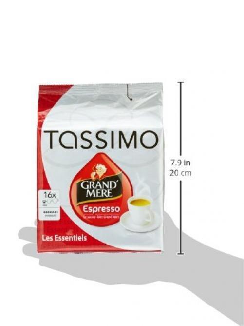 16 Dosettes T Discs Tassimo Cafe Grand'...