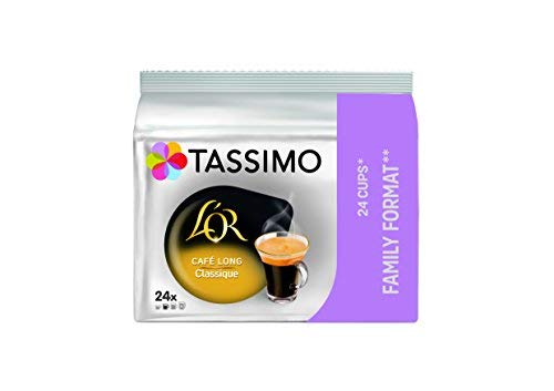 Tassimo Cafe Dosettes L'or Cafe Long Classique - Lot De 5 X 24 Boissons