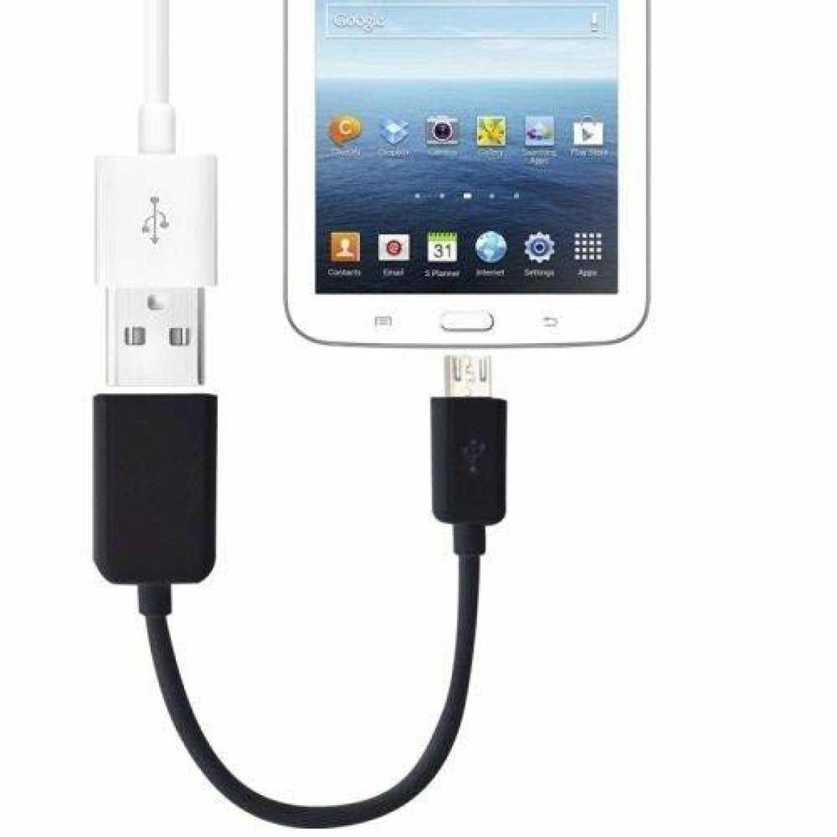 TechExpert Cable USB HOST/OTG Adaptateur noir pour Samsung Galaxy Tab 3 T3100 T3