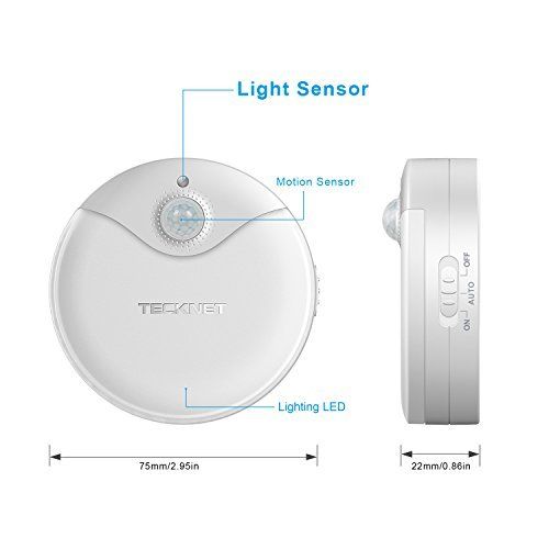 Lampe Solaire Tecknet 231 Leds Etanche Ip65 Detecteur De Mouvement 3 Modes