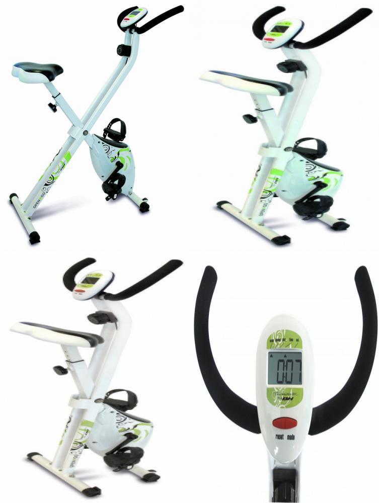 Tecnovita By Bh - Open & Go - Velo Pliable Pour L'exercise - Mixte - Blanc...