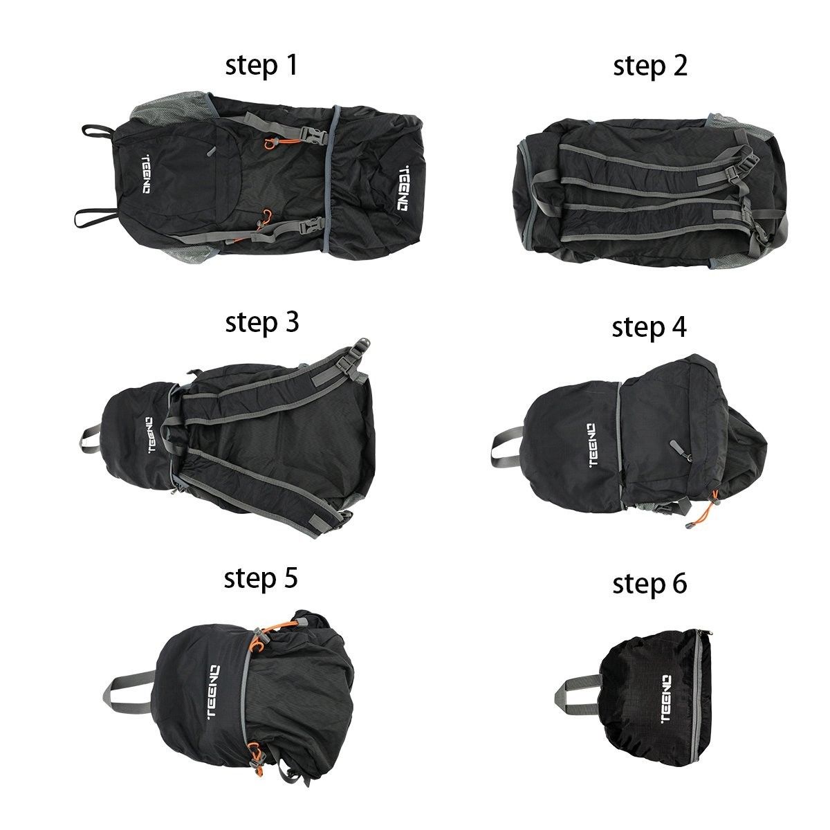 TEENO Sacs a dos de Randonnee Impermeable Pliable Sacs a dos de Sport Ultra-L