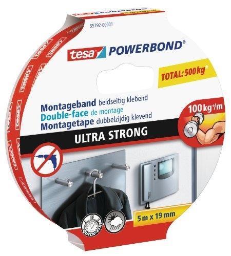 Bande Double Face Tesa 55792 00001 00 5m X 19mm Tenue Extra Forte Multi Usages
