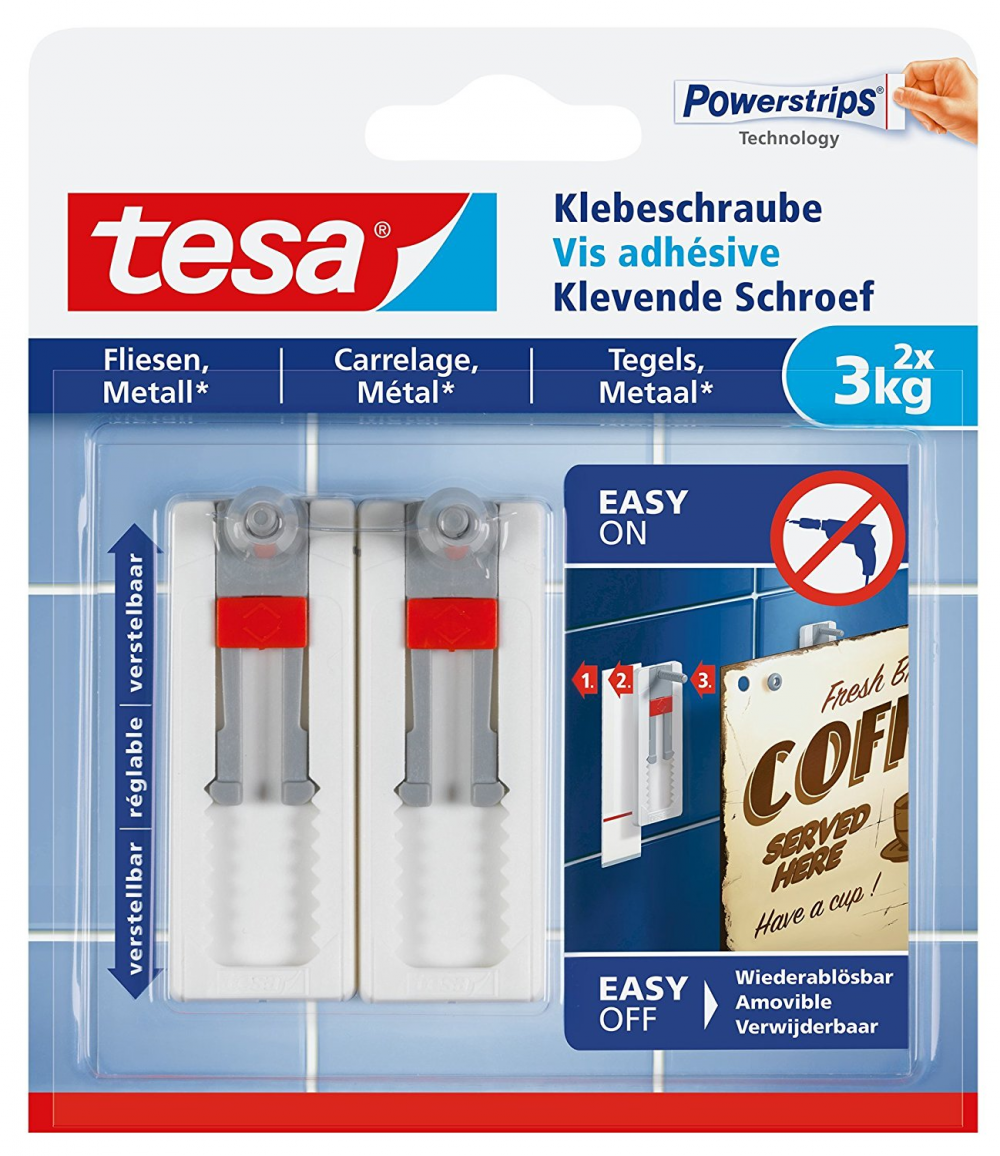 Tesa Vis Adhesives Ajustables Pour Carr ...