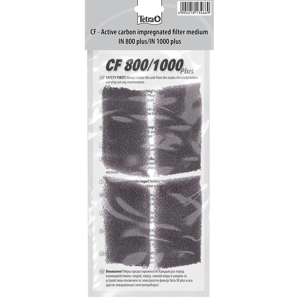 Mousse de filtration charbon Tetra CF Pour filtre Tetra IN 800/1000 Plus