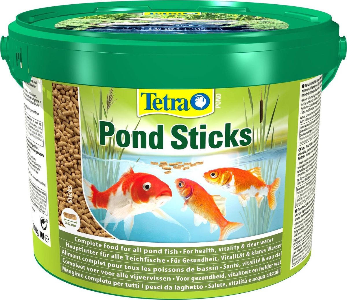 Tetra Aliment Complet Stick - Tetra Pond Sticks - 10 L - Pour Poisson De Bassin