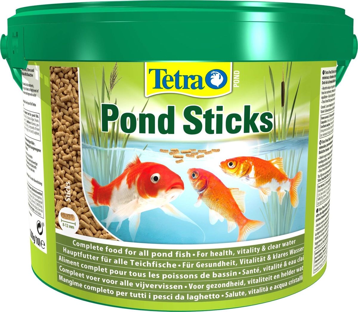 Tetra Aliment Complet Stick - Tetra Pond Sticks - 10 L - Pour Poisson De Bassin