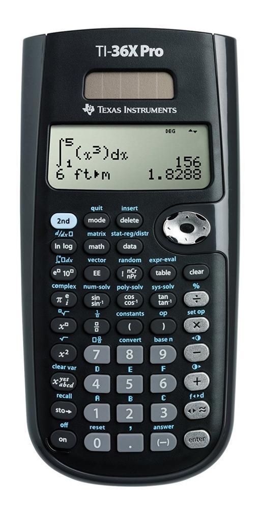 Texas Instruments Tex-ti36xpro Calculatr...