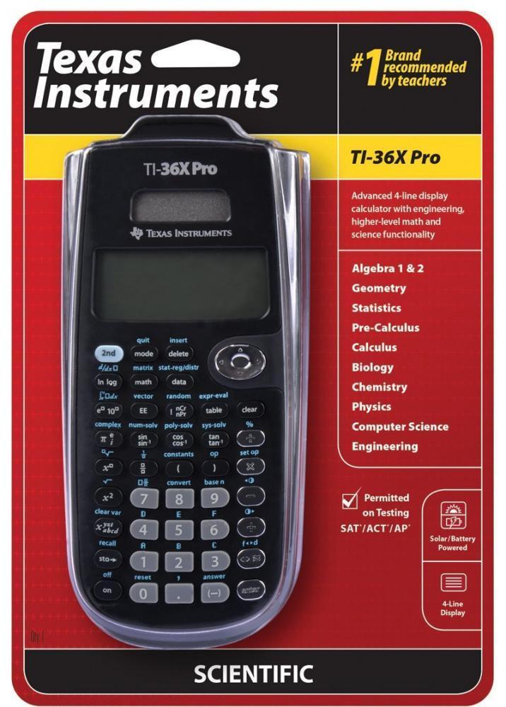 Texas Instruments Tex-ti36xpro Calculatr...