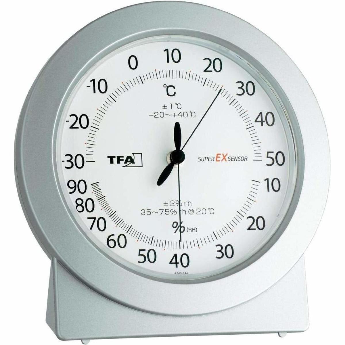TFA-Dostmann 45.2020 Thermometre hygrometre de precision 120 x 115 x 40 mm