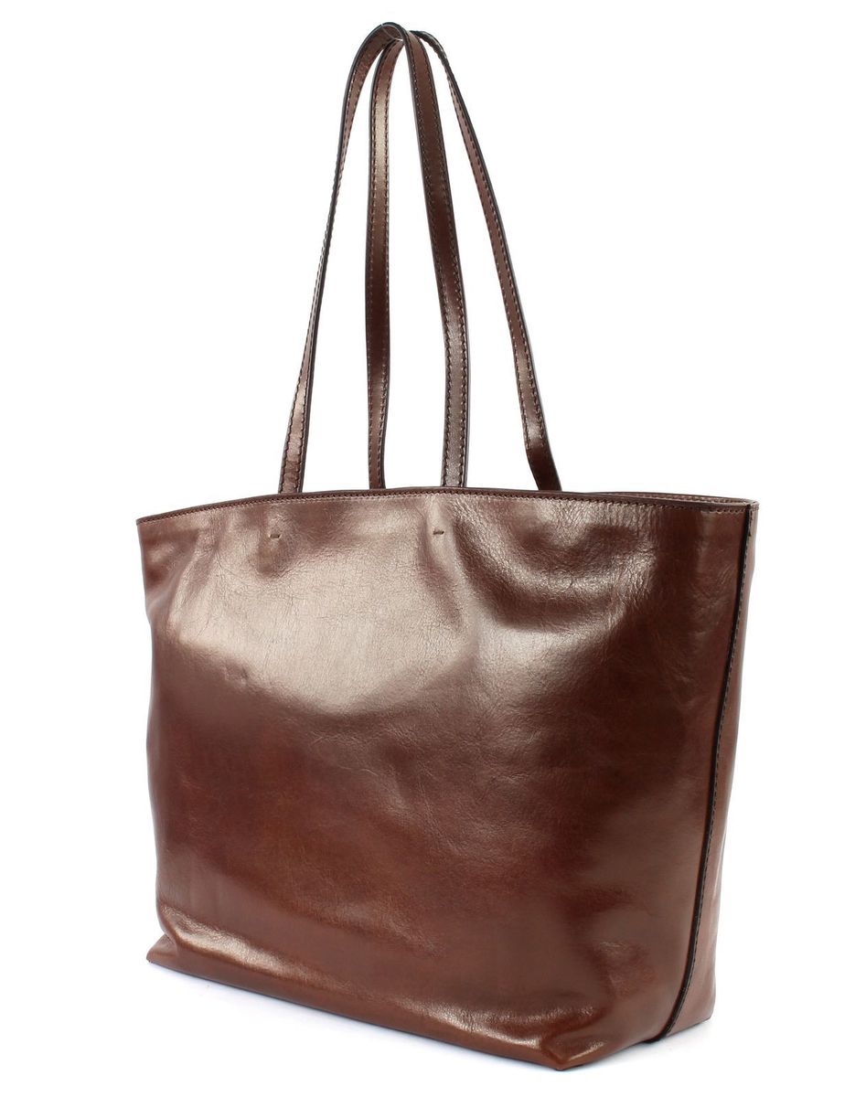 The Bridge Santacroce Shopper Sac Fourre Tout Cuir 32 Cm Marrone Tb