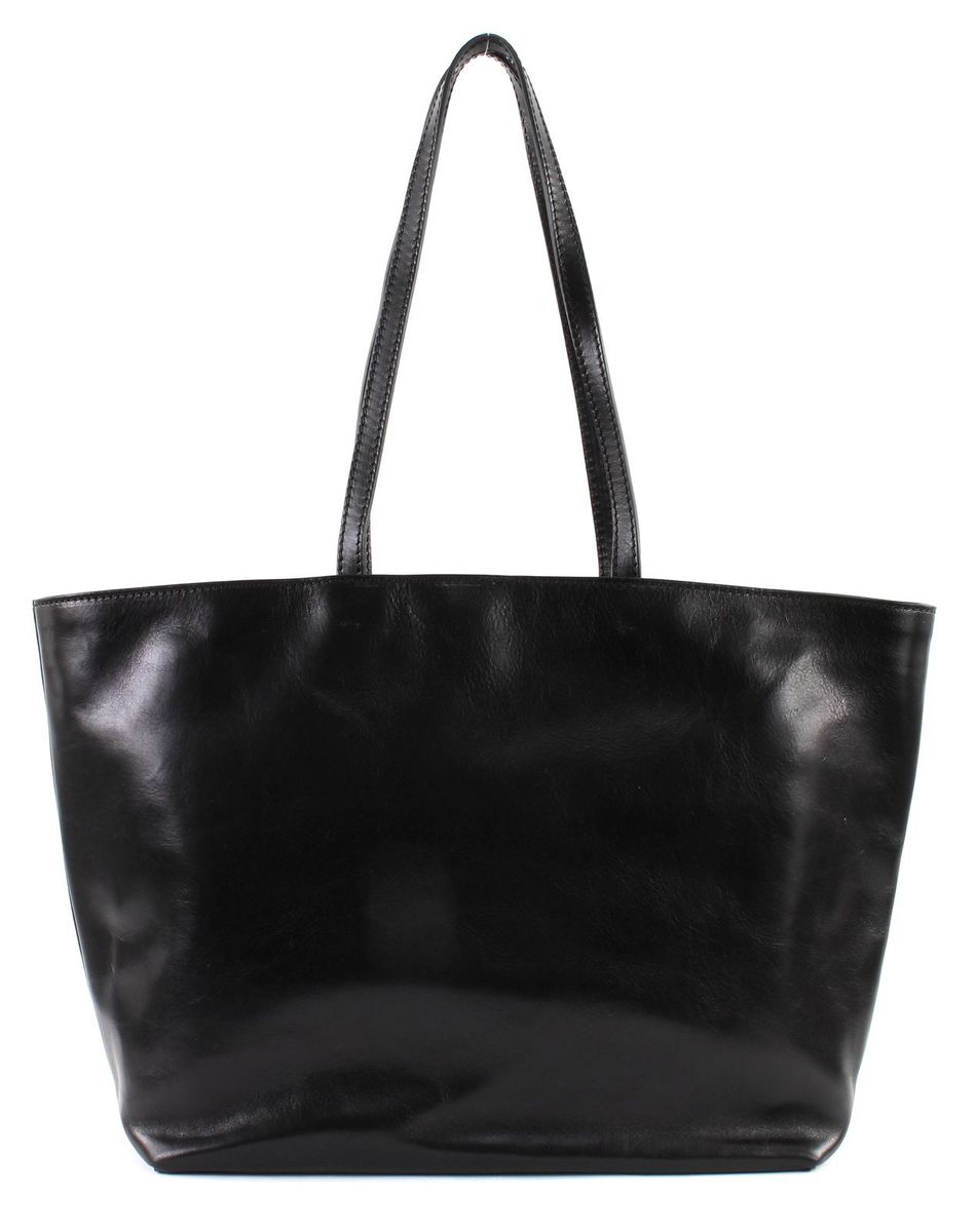 The Bridge Santacroce Shopper Sac Fourre Tout Cuir 32 Cm Nero Abb Oro