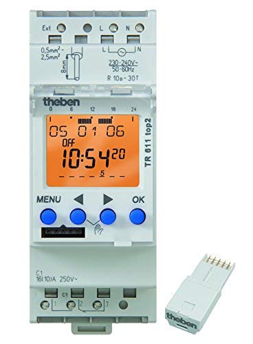 Interrupteur Horaire Digital Tr611 Top3 - Theben - 6110130