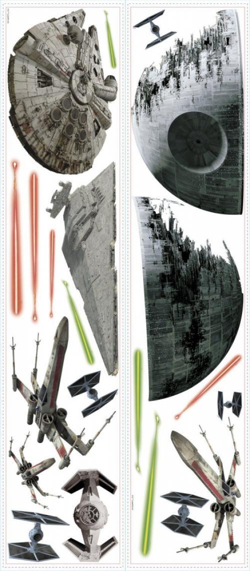 Stickers Repositionnables Star Wars Vais...