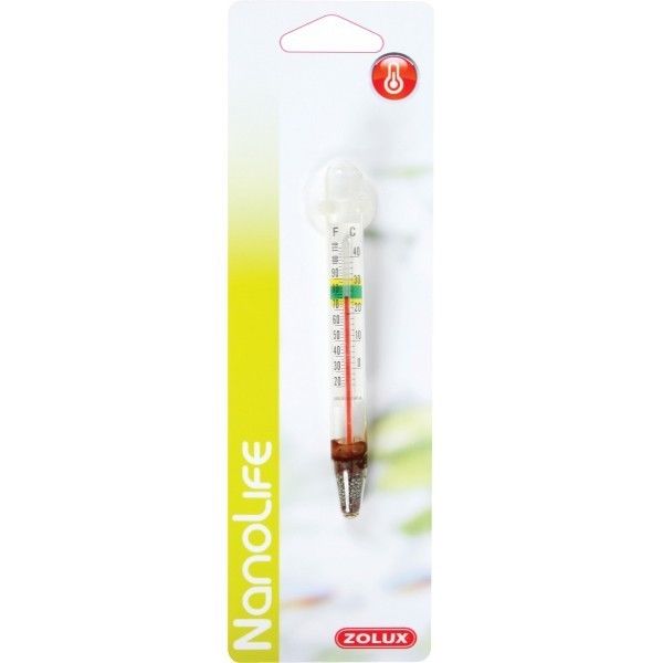 Thermometre Flottant avec Ventouse pour Aquarium - Zolux