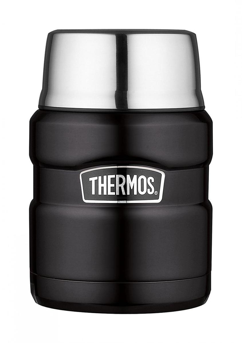 Thermos Porte-aliments King Noir Mat (+ Cuillere) 47 Cl