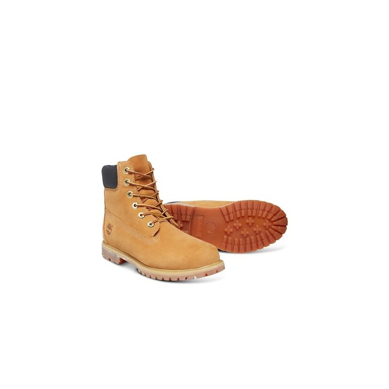 Timberland - Bottines 6 Pouces De QualitÃ© SupÃ©rieure En Cuir Nubuck - BlÃ©-sans Opinion Sans Opinion 39 Female