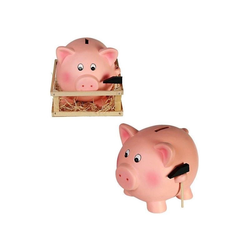 Tirelire Cochon Xxl Ceramique Rose Enfant