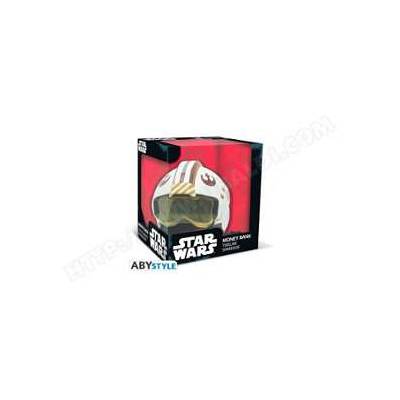 Tirelire Star Wars - Pilote X-wing - Abystyle - Vinyle Pvc - Rouge - 14 Cm