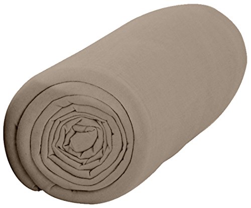 Drap Housse - Today - 140 X 200 Cm - Mastic - 100% Coton - Bonnet 30 Cm