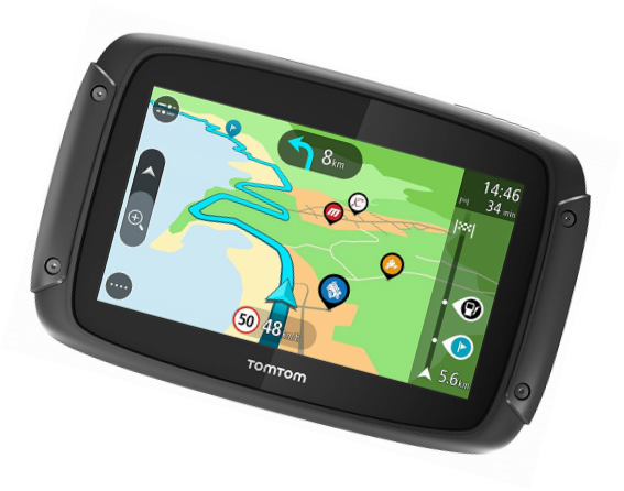 Tomtom Rider 500 - Gps Moto 4,3 Pouces, Cartographie Europe 49 Pays, Wi-fi Integree, Lectures Des Messages
