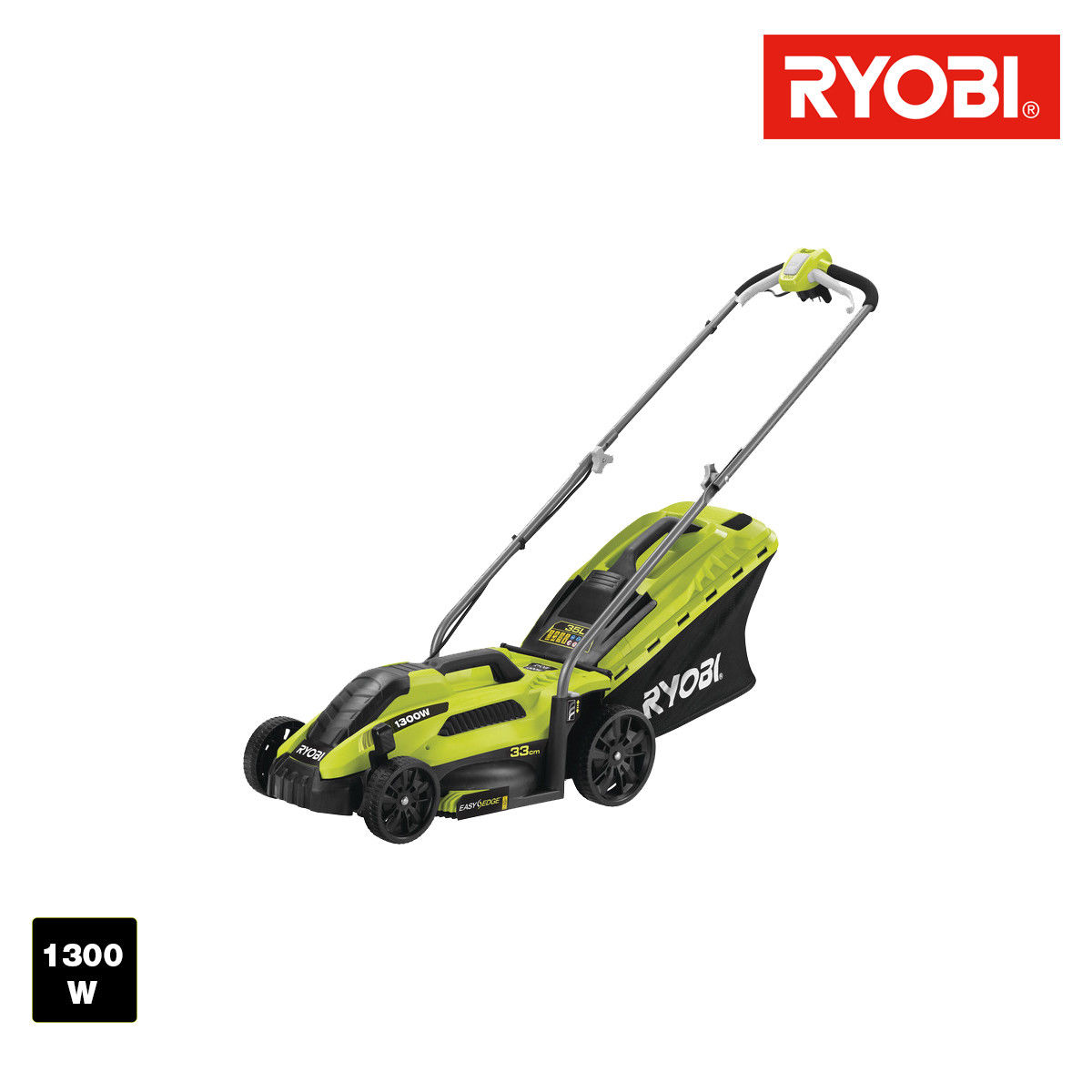 Tondeuse electrique RYOBI 1300W coupe 33cm RLM13E33S