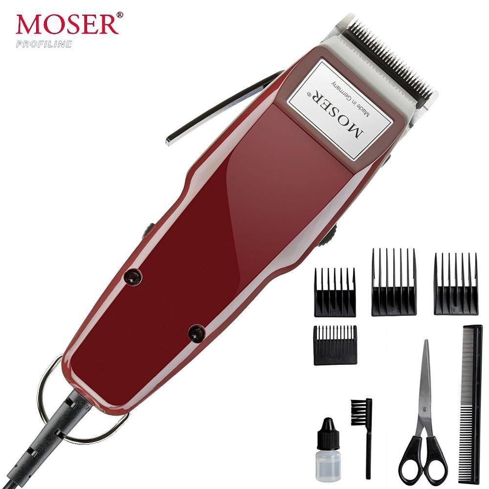 Moser 1400 Tondeuse Cheveux Secteur, 4 Sabots De 4,5 A 15mm