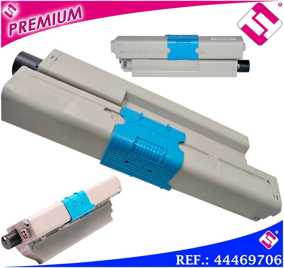 Oki D'origine Oki Mc 562 Dnw Toner (44469706) Cyan, 2 000 Pages, 4,03 Centimes Par Page - Remplace Toner 44469706 Pour Oki Mc 562dnw