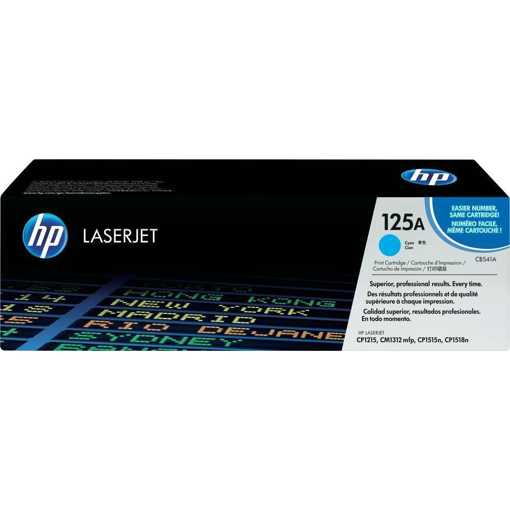 HP D'origine HP Color LaserJet CP 1517 NI toner (125A / CB 541 A) cyan, 1 400 pages, 3,96 centimes par page