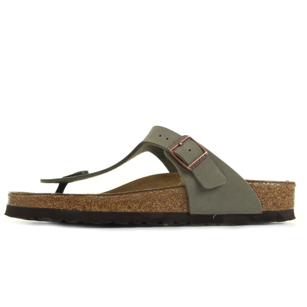 Birkenstock Gizeh Birko-flor Nubuck, Ton...