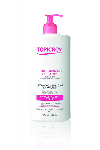 Topicrem Uh Body Ultra-moisturizing Body Milk Lait Corporel Hydratant En Profondeur Pour Peaux Seches Et Sensibles 1000 Ml