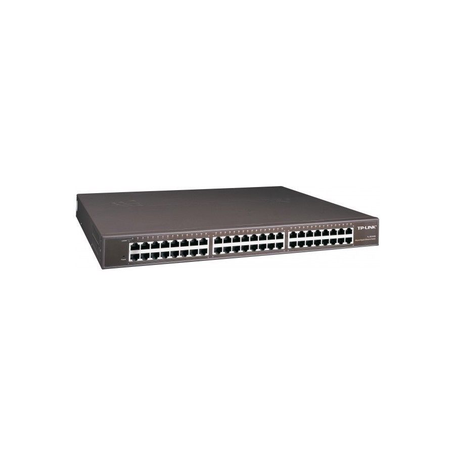 TL-SG1048 Commutateur - 48 ports, montable sur rack, Gigabit Ethernet, IEEE 802.3, IEEE 802.3u, IEEE 802.3ab, IEEE 802.3x, alimentation CA 120/230 V (50/60 Hz), dimensions (LxPxH) 44 x 36 x 4.4 cm