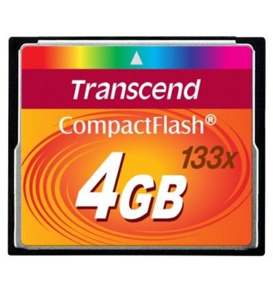 Nouveau Transcend Ts4gcf133 4gb Compactflash Memoria Flash [ts4gcf133]