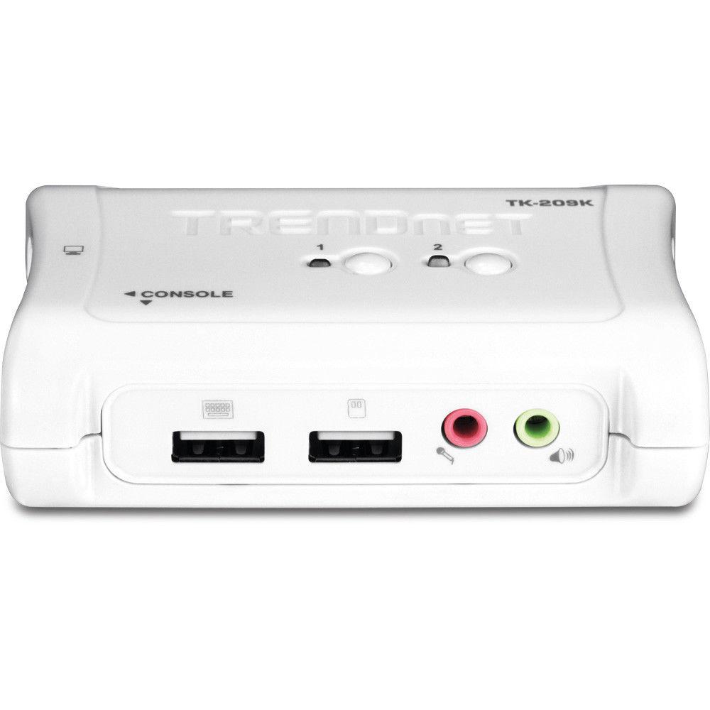 Trendnet Tk-209k - Kvm Commut. 2 Ports Usb + Audio (+cable)