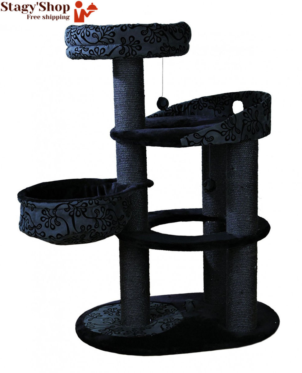 Arbre a chat filippo - 114 cm, noir/anthracite - TRIXIE