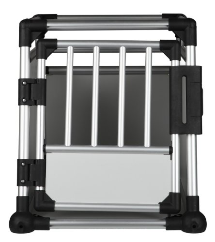 Box de transport, aluminium - M: 55 x 62 x 78 cm, argent/gris clair