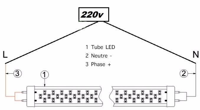 Silamp Tube Neon LED T8 20W 120cm - couleur eclairage : Blanc Neutre 4000K - 5500K
