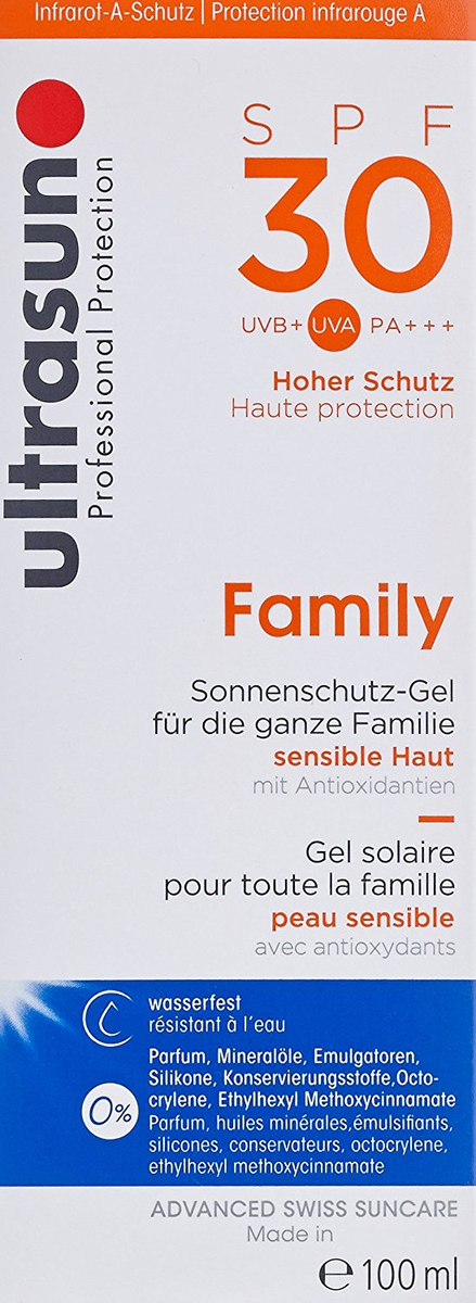 Ultrasun Family Creme Solaire Spf 30 10 ...