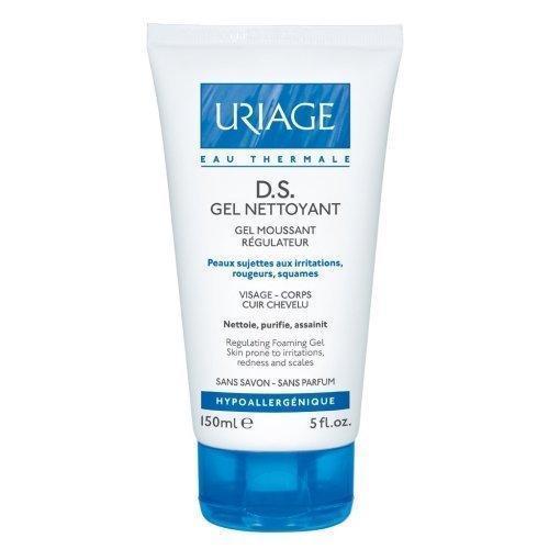 Uriage Ds Gel Moussant Regulateur Gel Apaisant Pour Peaux Seches Avec Demangeaisons 150 Ml
