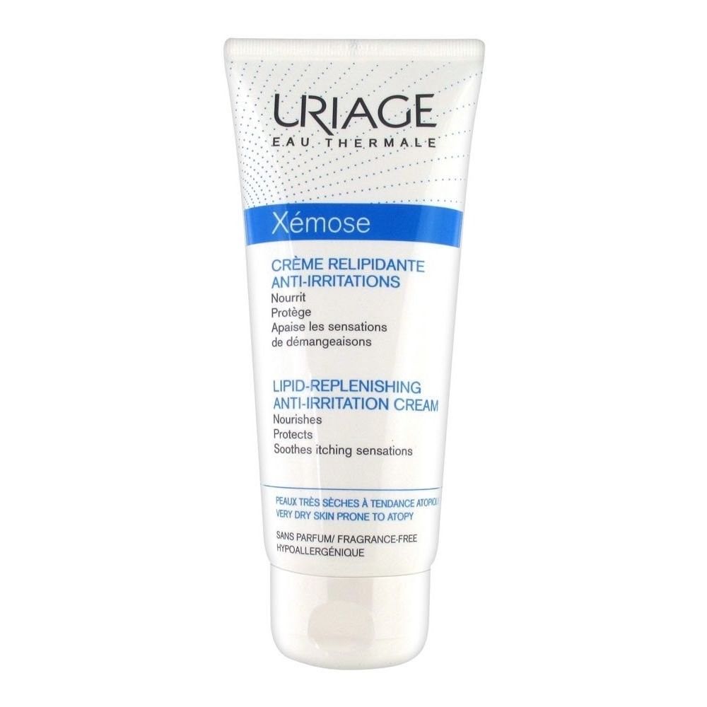 Uriage Xemose C8 Lipid Replenishing Anti Irritation Cream Creme Apaisante Relipidante Pour Peaux Tres Seches Et Atopiques 200 Ml