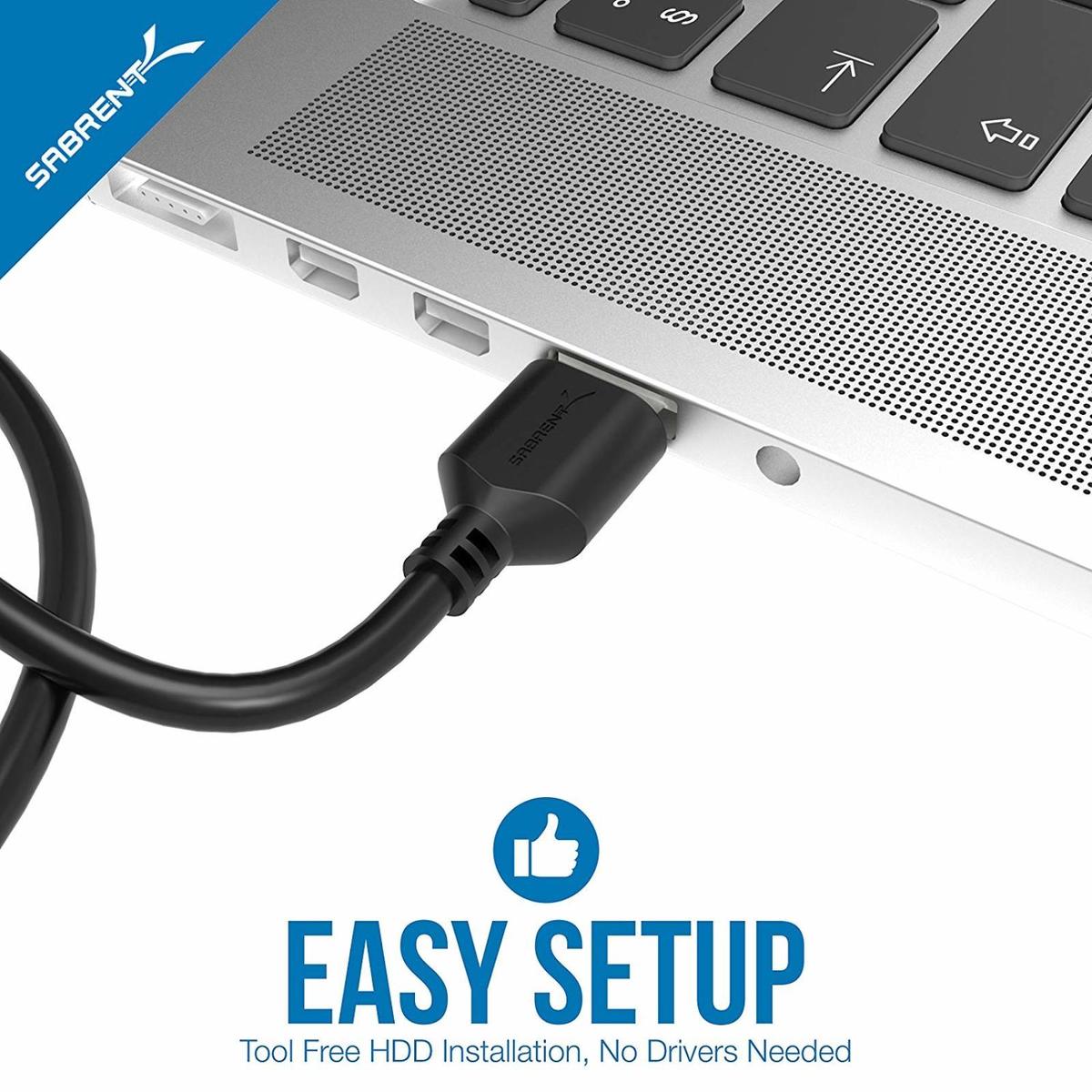 Controleur De Stockage Externe Sabrent Ec Sshd 25 Sata 3gbs Noir