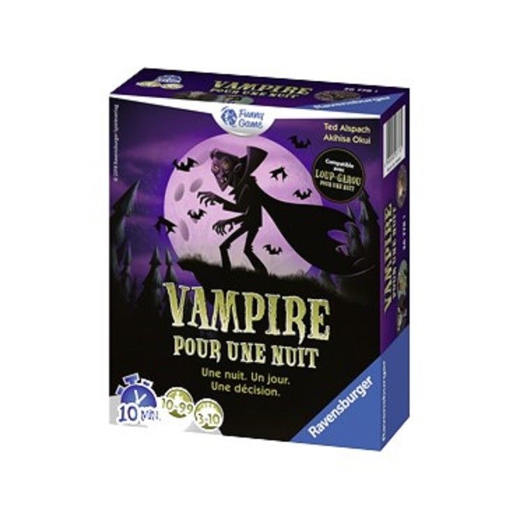 Vampire Pour Une Nuit Jeu De Carte Et De Rôle Des 10 Ans Duree 30 Min Ravensburger