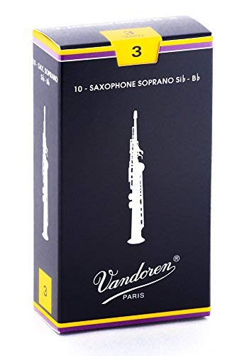 Vandoren SR203 - Traditionnelles force 3 - anches saxophone soprano - boite de 10