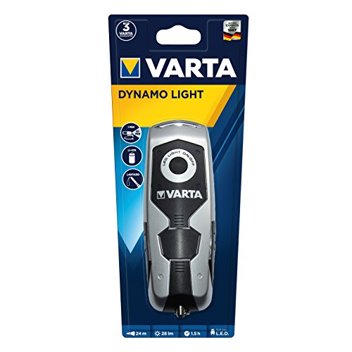 Varta - 17680101401 - Torche Dynamo Light Led Avec Accu Li/ion 120 Mah