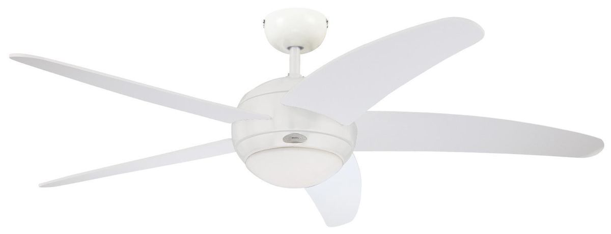 Ventilateur De Plafond Westinghouse Bendan 5 Pales A 132 Cm Blanc
