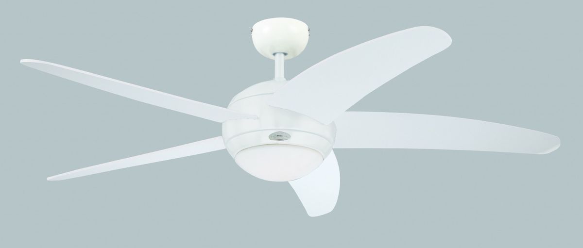 Ventilateur de plaf cinq pales Bendan a lumiere