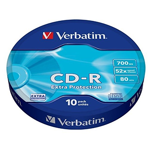 Cd R Verbatim Extra Prot Wrap 10 Supports 700 Mo 80 Min Vitesse 52x