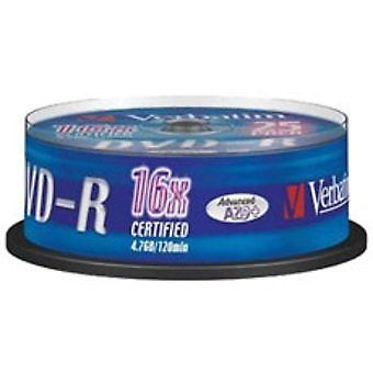 DVD-R enregist Spindle 16x Verbatim(x25)
