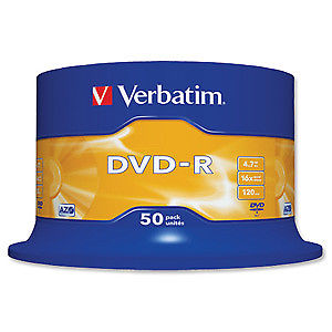 DVD-R enregist Spindle 16x Verbatim(x50)